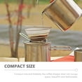 thumbnail image 3 of MIANGASTORE Cone Coffee Filter Reusable Coffee Cone Dripper for Outdoor Hiking Camping, 3 of 8