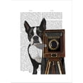 thumbnail image 2 of Art.com Boston Terrier Photographer Stretched Canvas Print Wall Art by Fab Funky, 12" x 16", 2 of 4