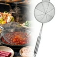 thumbnail image 2 of Strainer Spider Skimmers for Kitchen Cooking and Frying Food, Stainless Steel Slotted Spoon Pasta Strainers Tomato Food Strainer Skimmer Ladle For Pasta, 1 Pcs, 16.73x7.09", 2 of 4