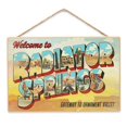 thumbnail image 1 of Decoración de pared Open Road Brands Disney Pixar Cars Radiator Springs, 1 of 6