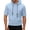 Blue, variant on KHONTS Men's Casual Hoodies Solid Color Short Sleeve Sweatshirts Regular Fit Drawstring Summer Hooded Sport Tops with Pocket White XL