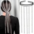 thumbnail image 1 of Chaîne de Cheveux Extension Peigne Type Tête Chaîne Queue de Cheval Décor Accessoires de Cheveux, 1 of 5