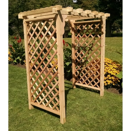 A & L Furniture Covington 7 ft. High Cedar Arbor
