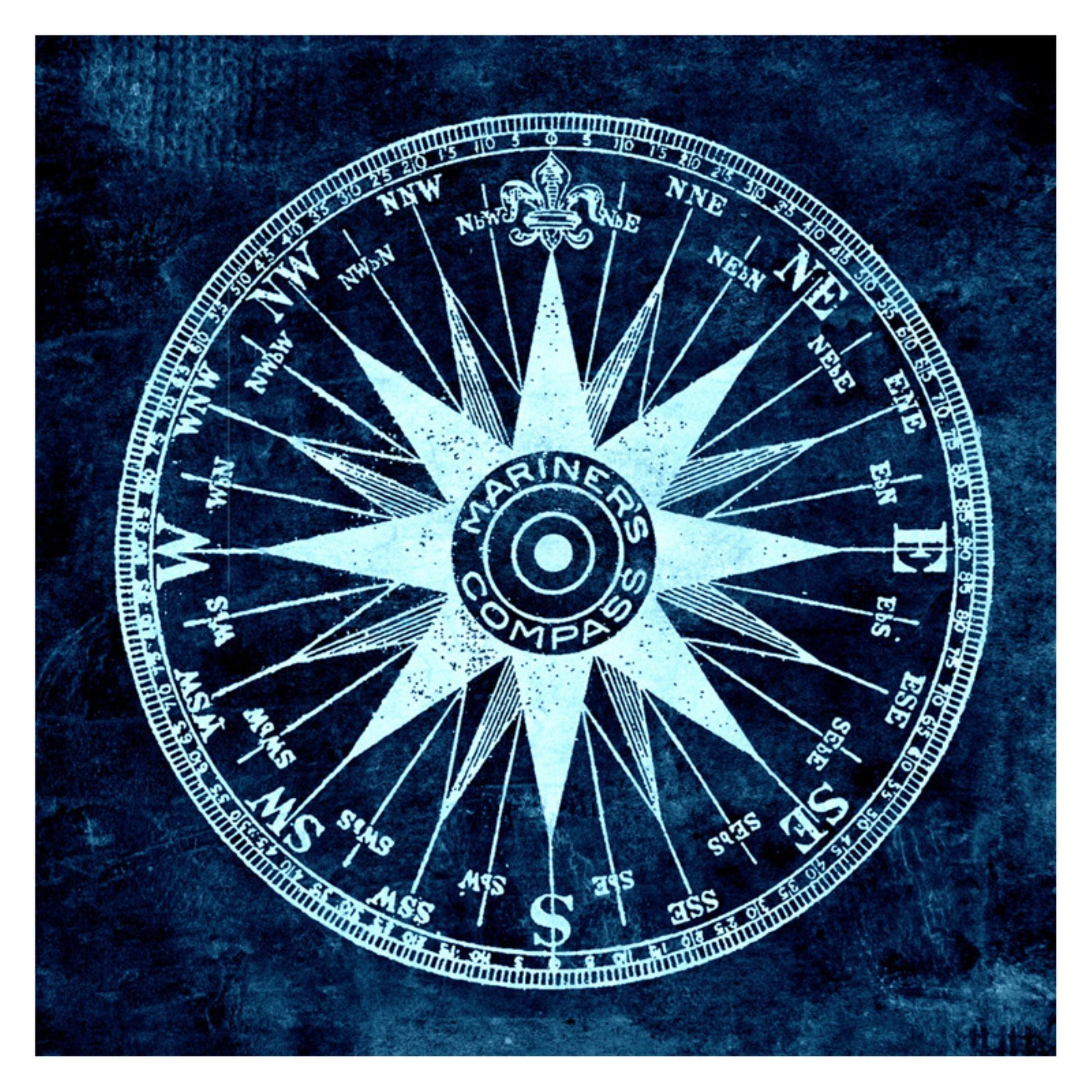 buyartforless Mariners Compass Wall Art