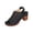 Black, variant on Platform Sandals for Women Sling Wedge Sandals Hollow-Out Low Heel Open Toe Ankle Boots Cutout Shoes Slingback Sandals Gray 36