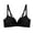Black, variant on Womens 3/4 Steel Ring French Underwear Big Open Back Beautiful Back U Shaped Bra Summer Ultra Thin Bud Bra Womens Push Up Bras