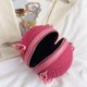 thumbnail image 1 of Bolsa de baloncesto con cadena, Bolsas de mano de terciopelo a la moda para adolescentes y niñas (rosa roja) Ndcxsfigh Para Estrenar, 1 of 9