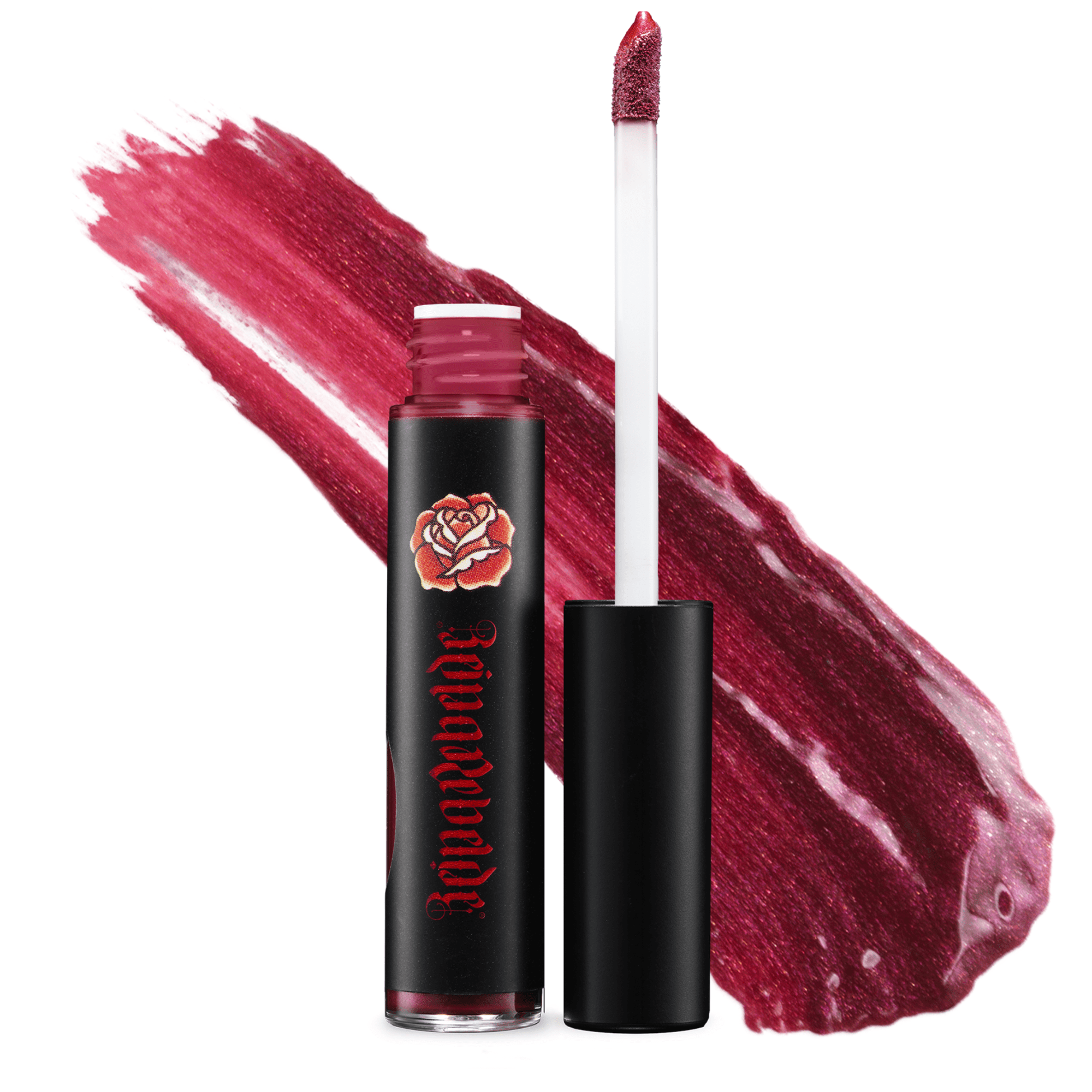 Lip Brilliance by Reina Rebelde | Lip Gloss in Malinche (Red Shimmer)
