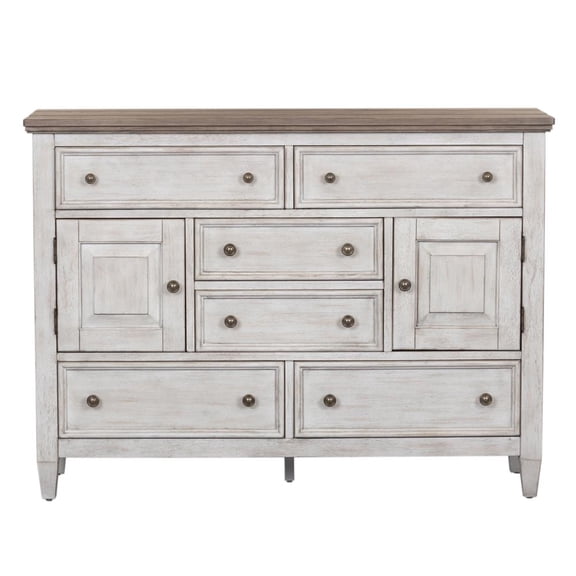 Heartland White 2 Door 6 Drawer Chesser