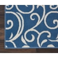thumbnail image 3 of Eclectic Essentials Blue Bohemian Botanical Area Rug, 3 of 4