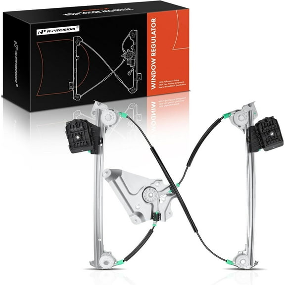 A-Premium Electric Power Window Regulator Without Motor Compatible with Ford Mustang 2010-2014 Coupe/Convertible Front Left Driver Side