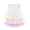 White Pink Purple Gradient, variant on Arshiner Toddler Girls Tiered Tutu Dress Fall Formal Party Birthday Princess Long Sleeve Tulle Dresses
