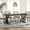 Black, variant on Tribesigns Farmhouse Dining Table for 6, 71" Rectangular Wood Kitchen Table for Dining Room, Kitchen (White)