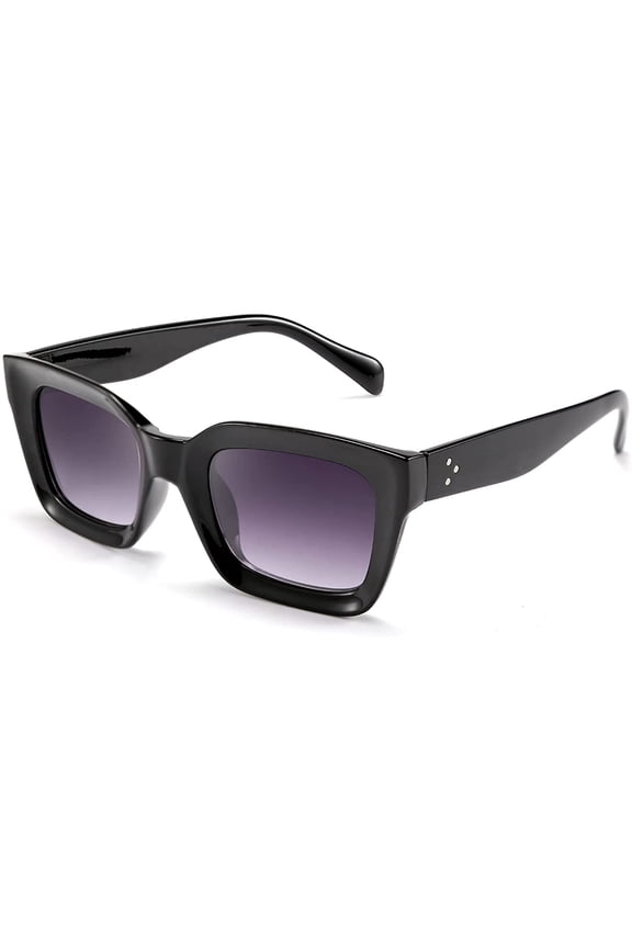 Classic Women Sunglasses Fashion Thick Square Frame UV400 B2471