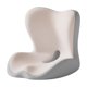 thumbnail image 4 of Cojín de respaldo de espuma viscoelástica para asiento, funda lavable para asientos largos, práctico cojín de asiento. Gris beige, 4 of 9