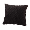 thumbnail image 2 of Funda de almohada 43x43cm Multiusos Cuadrada Cómoda Ropa de cama Elegante Negro, 2 of 9