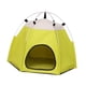 thumbnail image 2 of Casa para gatos Salvador Nido de tienda para gatos Amarillo, 2 of 9
