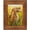 Brown, variant on 4x6 Collage Picture Frame Distressed Black, 3-Opening Timbermount Rustic Photo Frame with Wood Siding Look, Wall Mounting Display