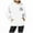 White, variant on Jamsmile Women Hoodies Autumn Casual Solid Color Hooded Long Sleeve Hoodie With Pockets Loose Fit Oversized Hoodie Tops