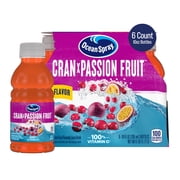 Ocean Spray Cranberry Passionfruit Juice Drink, 10 Fl Oz Bottle, 6 Count