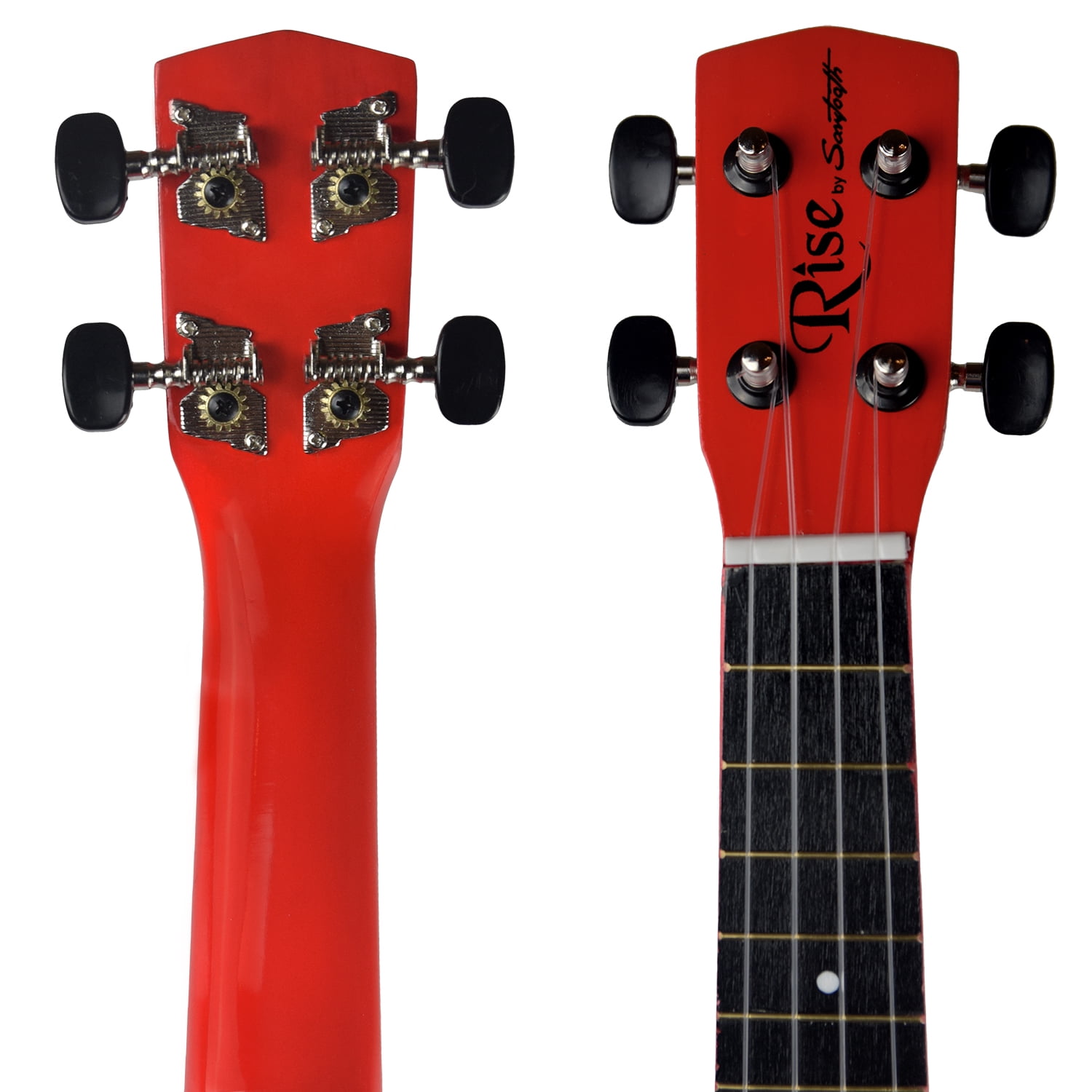 Sawtooth Beginner's Ukulele with Case, Clip on Tuner, Lesson-Chord Guide, Picks and Free Music Lessons