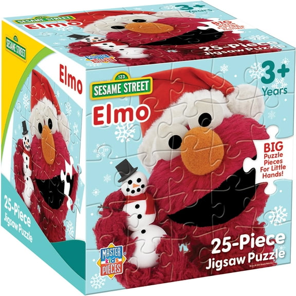 MasterPieces Sesame Street Holiday - Elmo 25 Piece Puzzle for Kids