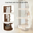 thumbnail image 6 of Furvclv Full Length Mirror, Unique Oversized Floor Mirror With Clothes Rack And Storage Shelf, Multifunctional Mirror For Living Room Bedroom Cloakroom, 6 of 9