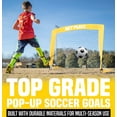 thumbnail image 3 of Kids Soccer Goals, Pop-up Goal Net (Backyard Sports & Family games) Portable, Set of 2, 3 of 8