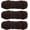 Coffee, variant on Minzimin 3 Skeins Chenille Yarn Soft Blanket Yarn 3x100gr/3.5oz (3x131yds) Polyester Velvet Fancy Fluffy Yarn Knitting for Crochet Weaving Scarf