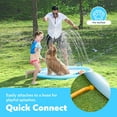 thumbnail image 6 of Joyfy 5ft Splash Pad Sprinkler,Non-Slip Outdoor Water Toys Play Mat for Toddlers Kids Dogs,Outside Thickened Sprinkler for Girls Boys Pets, 6 of 7