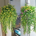 thumbnail image 3 of WBQ 3 Packs Artificial Hanging Plants, Fake Hanging Ivy Vine Wall Hanging Plants Greenery for Home Garden Room Wedding Decorations, 3 of 6