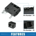 thumbnail image 4 of 1 Set Trailer Brake Control Module Switch No.82215040AB/82215040AC for Ram 1500, 4 of 7