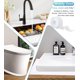 thumbnail image 5 of Junta de Baño de Silicona Blanca, Junta de Bañera de 5 m * 22 mm, Cinta de Sellado, Antimoho e Impermeable, Zócalo Suave Autoadhesivo Adecuado para Cocina, Inodoro, Esquina, 5 of 5