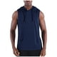 thumbnail image 2 of Blusa sin mangas con capucha de verano para hombre, informal, de moda, de color liso, con capucha, sin mangas, para hombre, 2 of 8