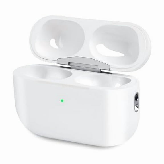 Saluqifa Wireless Charging Case Compatible with Airpods pro 1st and 2nd Generation - Wireless Charger Case Replacement with Bluetooth Pairing Sync Button, No Earbuds (White)