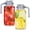 grey, variant on 64 OZ Mason Jars with Lid, Glass Pitcher Double Leak Proof with Pour Spout Handle, 2 Quart Wide Mouth Breast Milk Pitcher for Fridge, Creamer Container for Coffee, Sun Tea(Grey)