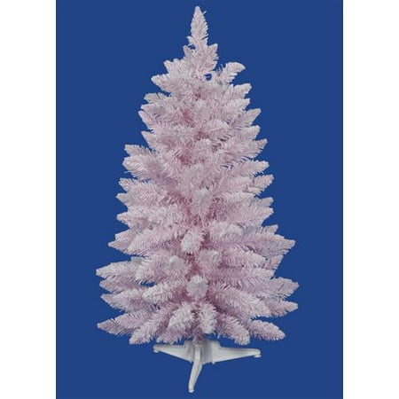 3' Flocked Cupcake Pink Artificial Spruce Christmas Tree - Unlit