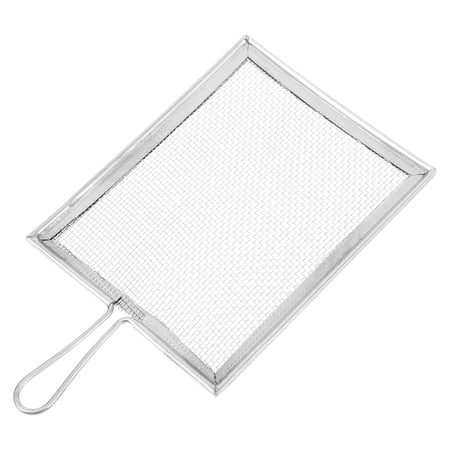 Stainless Steel Soil Sieve Mud Filter Mesh Pottery Tool Mesh Sieve with Handle