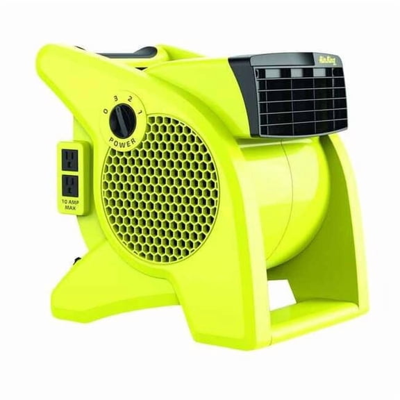 Air King Portable Blower Fan,120V,350 cfm,Yellow 9566