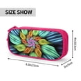 thumbnail image 4 of Vsdgher Hippie Style Print Large Capacity Pencil Case Pouch with Zipper, Portable Aesthetic Big Capacity Pencil Cases Pen Office Travel Stationery Bag, 4 of 8