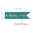thumbnail image 5 of Inkdotpot Real Rose Gold Foil Thank You Bridal Shower Tags Favor Hang Paper Tags 100 Pieces, 5 of 6