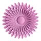 thumbnail image 1 of Pink Decoración de pared de flores de metal-decoraciones artísticas de pared de 11,8' colgantes para dormitorio, sala de estar, baño-Decoración de oficina/hogar, 1 of 5