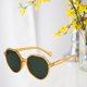 thumbnail image 1 of Retro Redondo de sol Protección Unisex Playa Verde anaranjado Hugo Gafas de sol retro, 1 of 9
