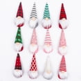 thumbnail image 3 of Paquete de tres adornos navideños colgante pequeño de punto adornos colgantes para árboles de Navidad muñeco sin rostro de anciano del bosque colgante pequeño colgante ANGGREK Otros, 3 of 8