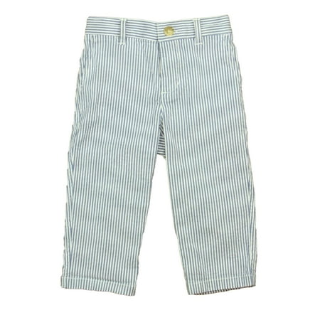 Pre-owned Ralph Lauren Boys Blue | White Pants size: 12 Months