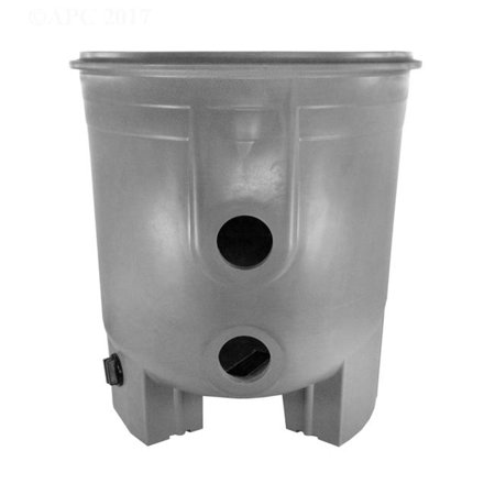 

Crystal Water Filter Body with Labels Gray