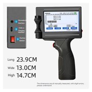 Smart Handheld Printer 12.7mm Inkjet Printer Bottle Cap Logo Label Packaging Printing Portable ,Versatile Surface Compatibility