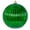Green, variant on Vickerman 8" Green Shiny Lined Mercury Ball Ornament.