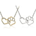 thumbnail image 2 of Hollow Pet Paw Footprint Necklaces S Cute Animal Dog Cat Pendant, 2 of 3