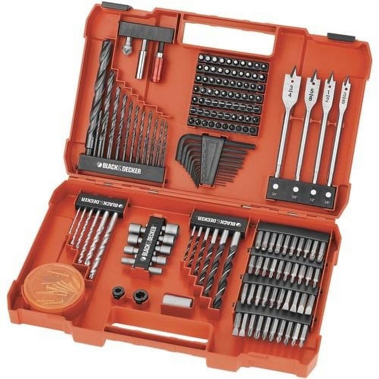 Black Decker 201 piece Accessory Set BDA91722 Walmart